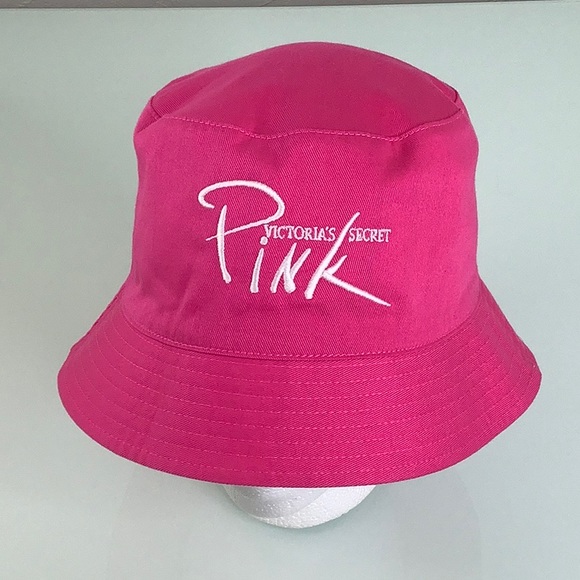 PINK Victoria’s Secret Bucket hat adult size OSFM NWOT - Picture 9 of 14